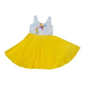 Handmade (5y) Rainbow Brite Twirl Dress